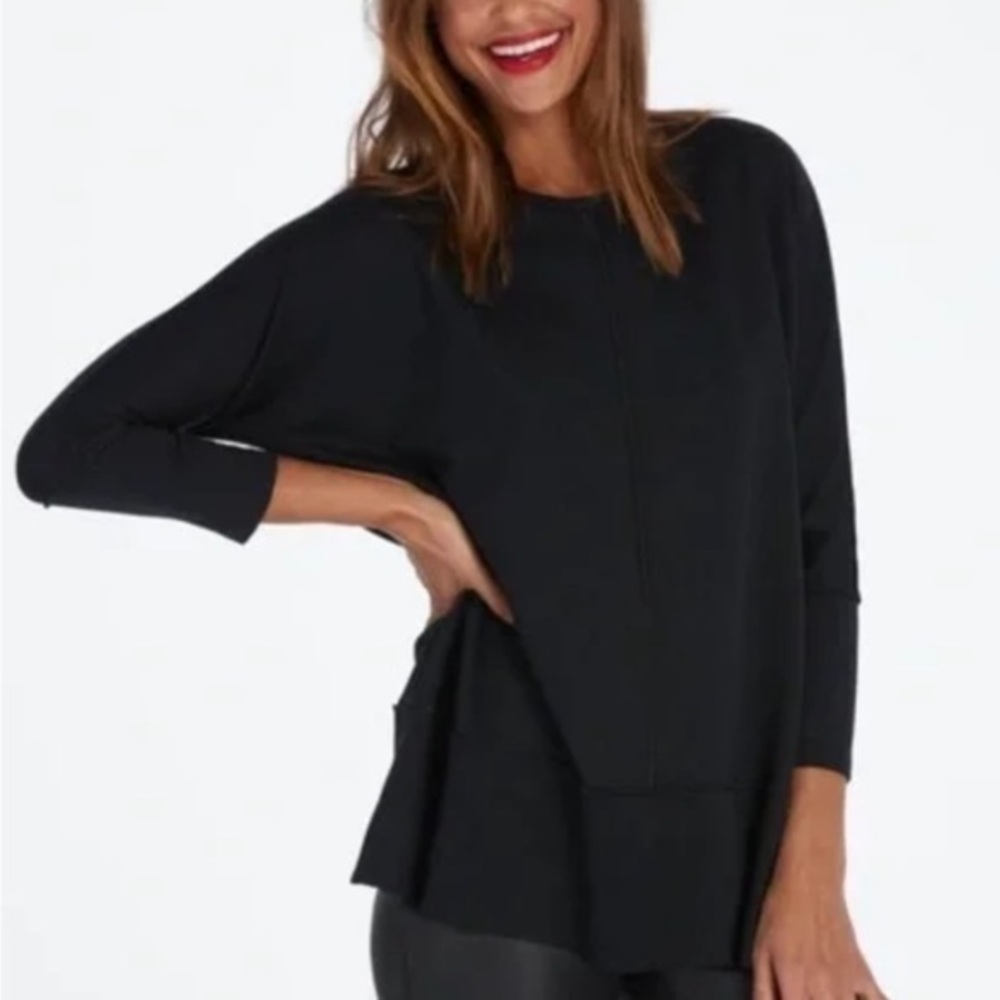 SPANX Black Tunic Top